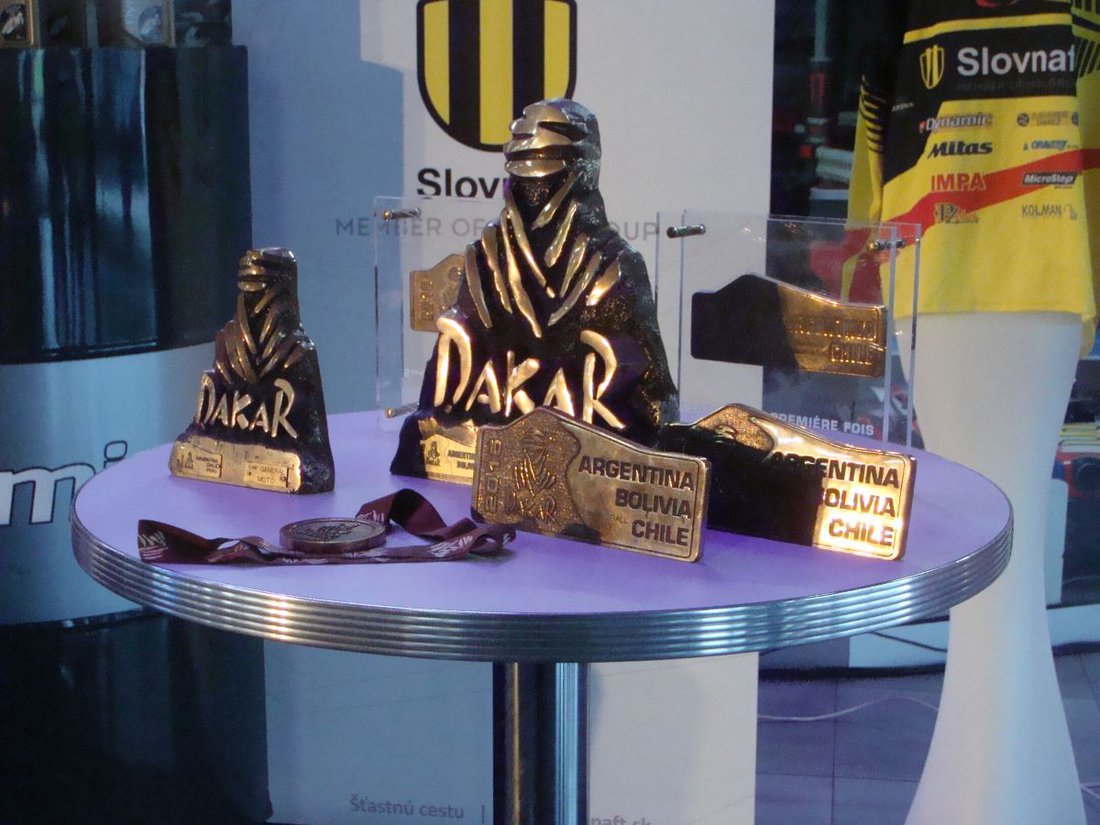 Dakarské trofeje - Štefan Svitko pred Dakarom 2017