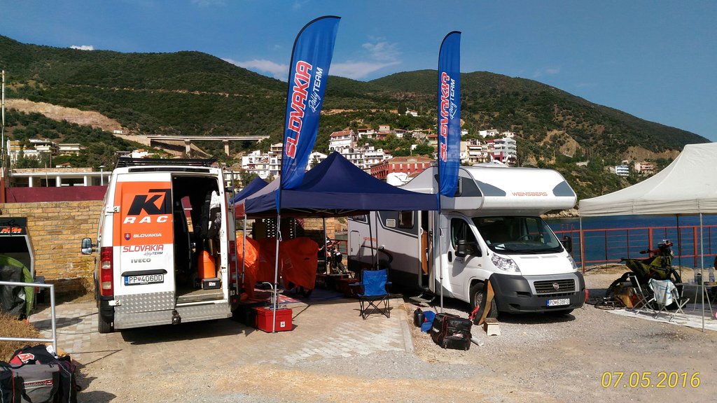 Logistika na rally - Hellas Rally 2016