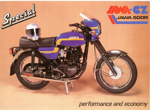 Jawa 500R typ 825 Rotax 1984