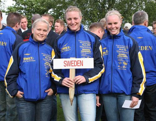  Team SWET. zľava: Paulina Anderson Vanja Kollmann a Jessica Jonsson