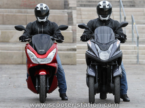  Duel, foto scooter-station.com. Tricity má plus 19 kg