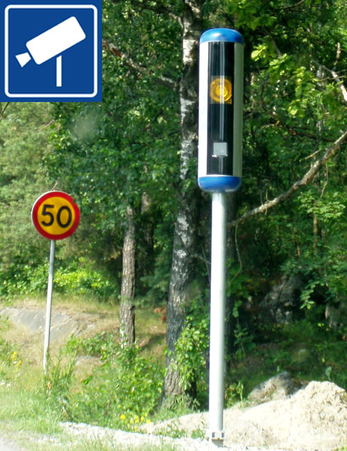  Trafiksäkerhetskameror – Švédsko