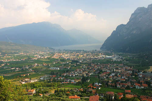  Severny koniec jazera Lago di Garda