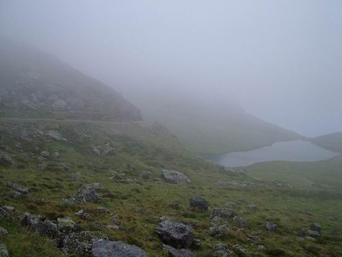  Jazierko v závere stúpania na Monte Paularo