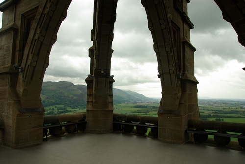  Výhľad z pamätníku Williama Wallace