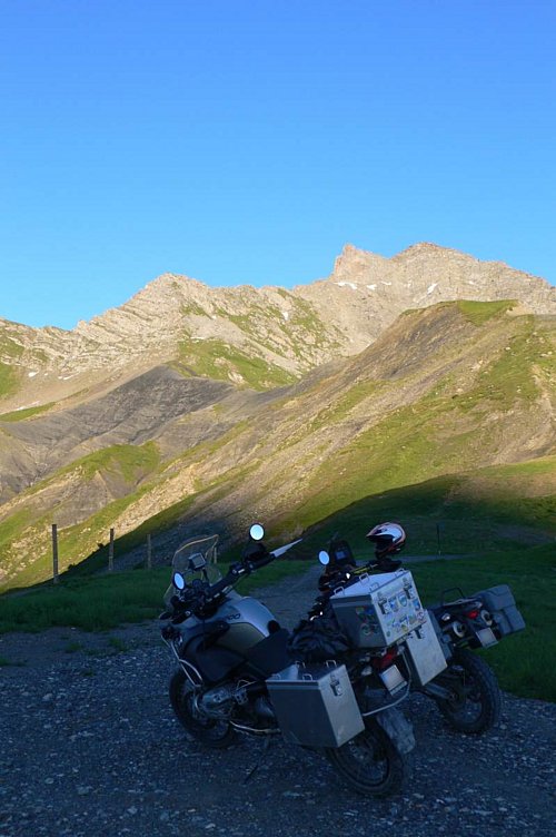   Večer na Col de la Madeleine