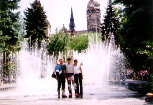  Košice - hrajúca fontána