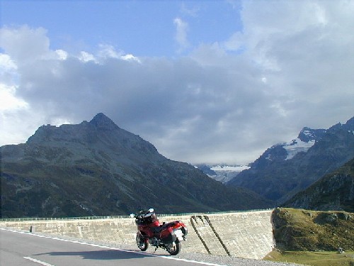  foto14. Silvretta – Hochalpenstrasse (2032m) sedlo (Bieler Höhe).