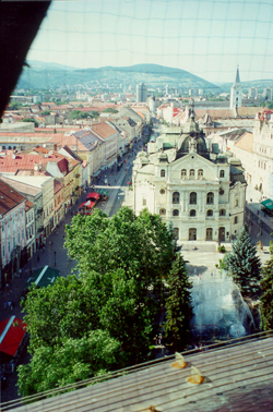  Pohlad na Košice z nedávno otvorenej Severnej veže Dómu Sv. Alžbety