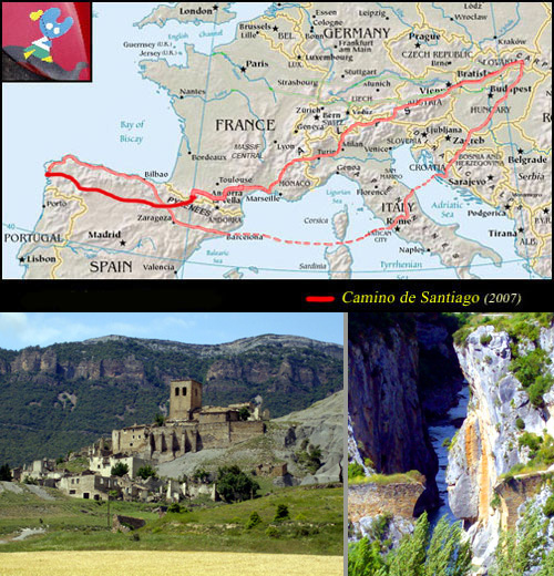  3. etapa: Argeles-Gazost – Santiago de Compostela / Cobo Fisterra