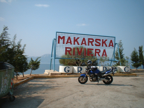  ...tabuľa Makarska Riviera...
