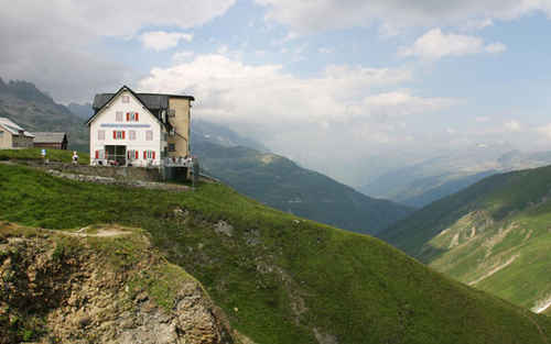  Furkapass, najvyšší bod, pohľad na východ