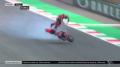 MotoGP VC Talianska - Nehoda Michele Pirro pri 300km/h (spomalene)