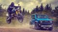 Off-Road pretek: Suzuki Jimny vs Triumph Scrambler 1200 XE | Top Gear