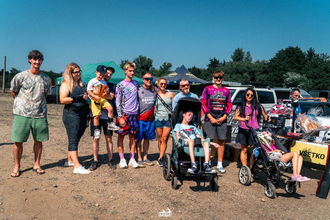 Enduro pre dobrú vec (2026) - vyzbierané peniaze idú priamo rodinám a deťom